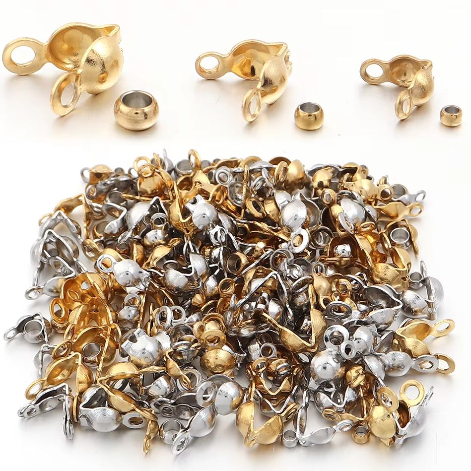 Jewelry Making Ideas - 40-200pcs Stainless Steel Connector Clasp Crimp