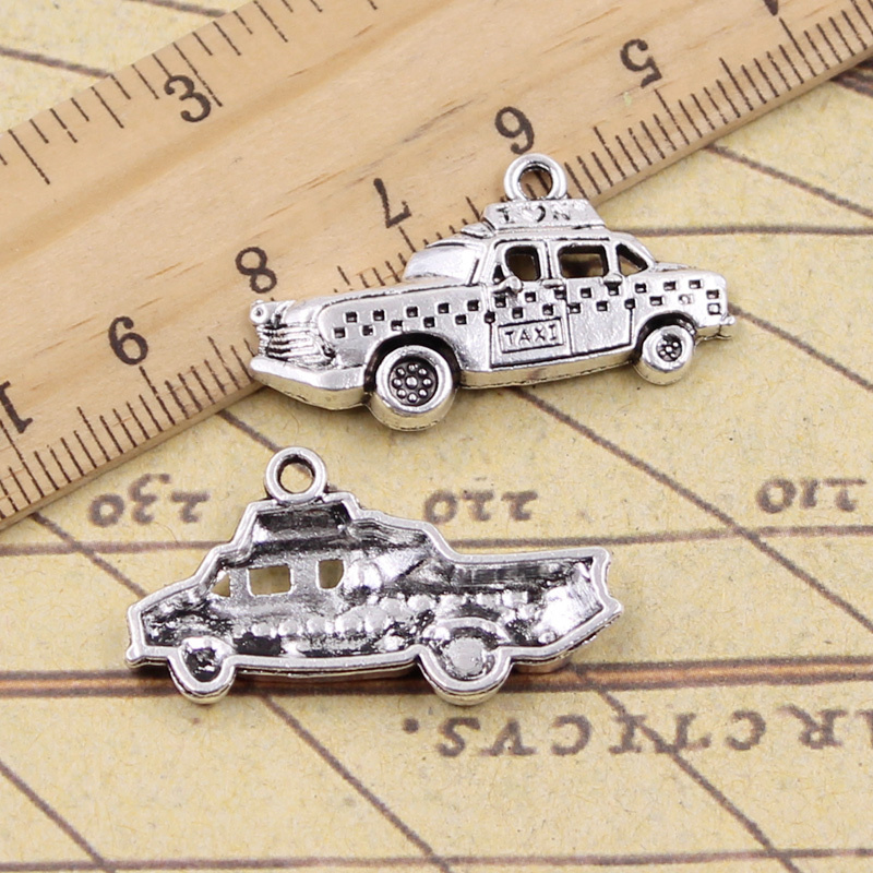 15pcs Charms New York Taxi Car - Jewelry Making New York recension och pris