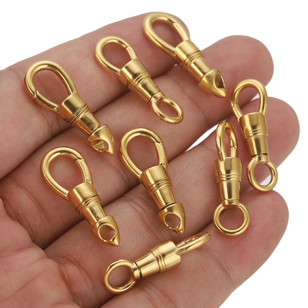 2pcs/lot Stainless Steel Bag K - Jewelry Making Articles recension och pris