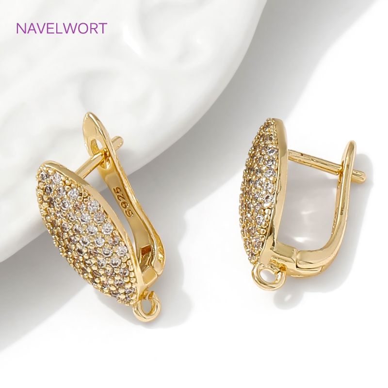 18K Gold Plated Brass Earwires - Jewelry Making Articles recension och pris