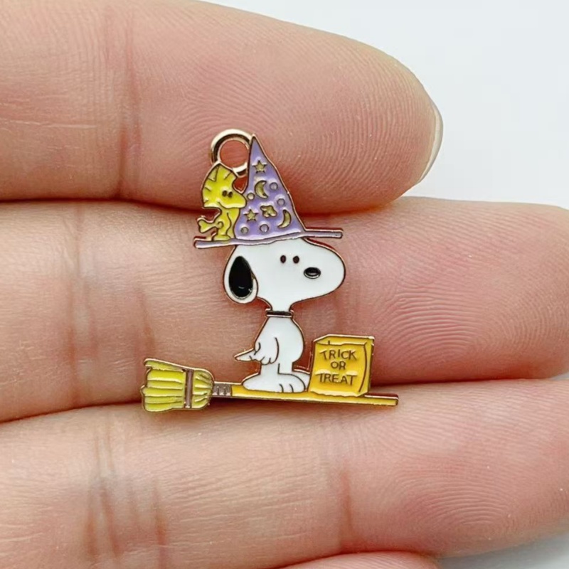 10Pcs Cute Halloween Cartoon P - Jewelry Making Party recension och pris