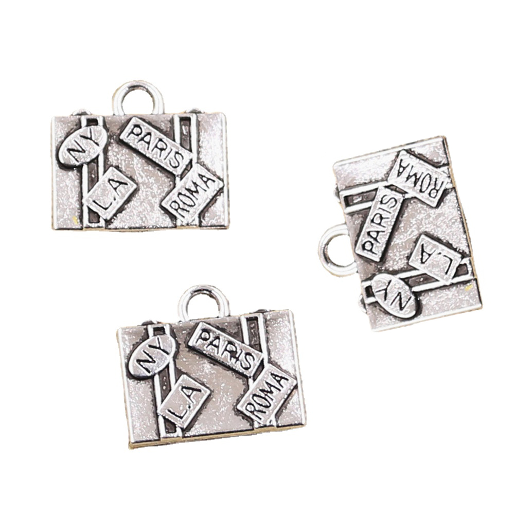 10pcs Charms Travel Bags New Y - Jewelry Making New York recension och pris