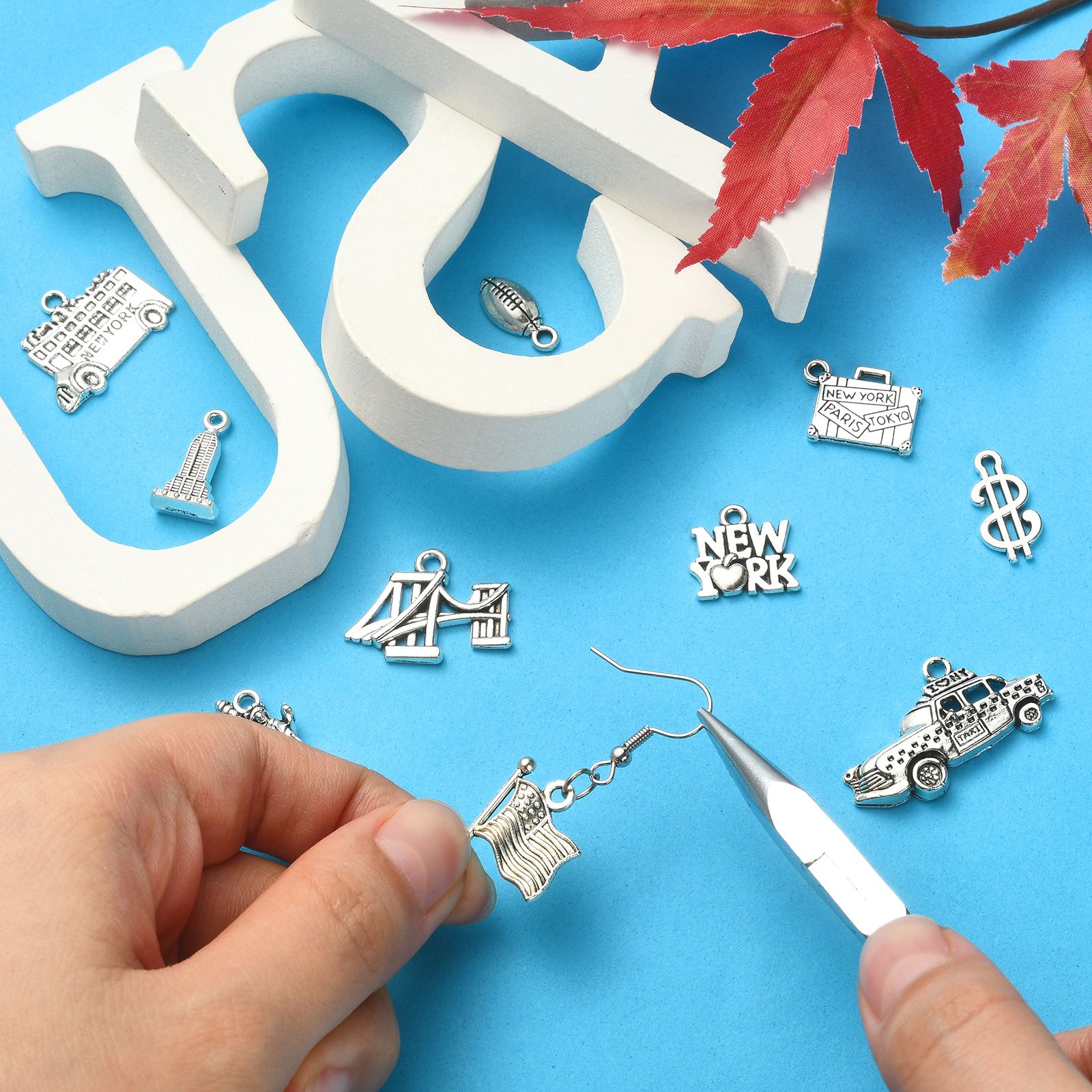 PandaHall 100Pcs 10 Styles Ame - Jewelry Making New York recension och pris