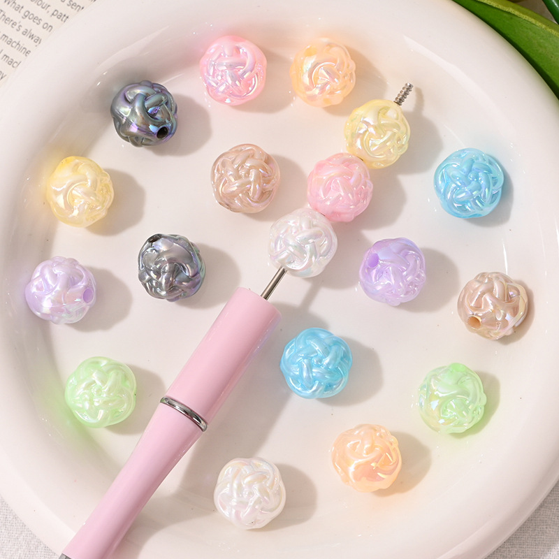 10Pcs Acrylic Yarn Ball Beads, - Jewelry Making Yarn recension och pris