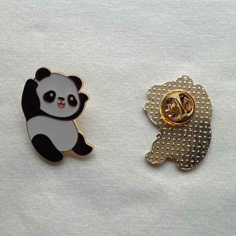 6pcs Cartoon China Panda Badge - Jewelry Making Party recension och pris