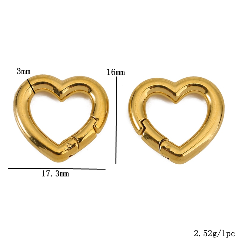 2pcs Stainless Steel Clasps He - Jewelry Making Articles recension och pris