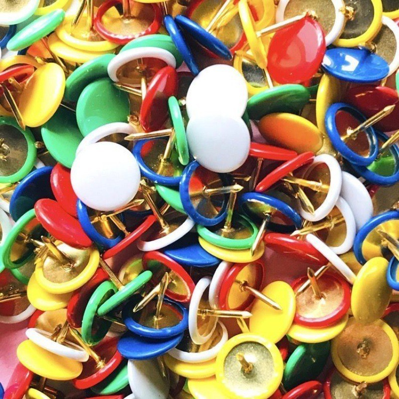 116 pcs Round Head Push Pins,  - Head Pin Assorted recension och pris