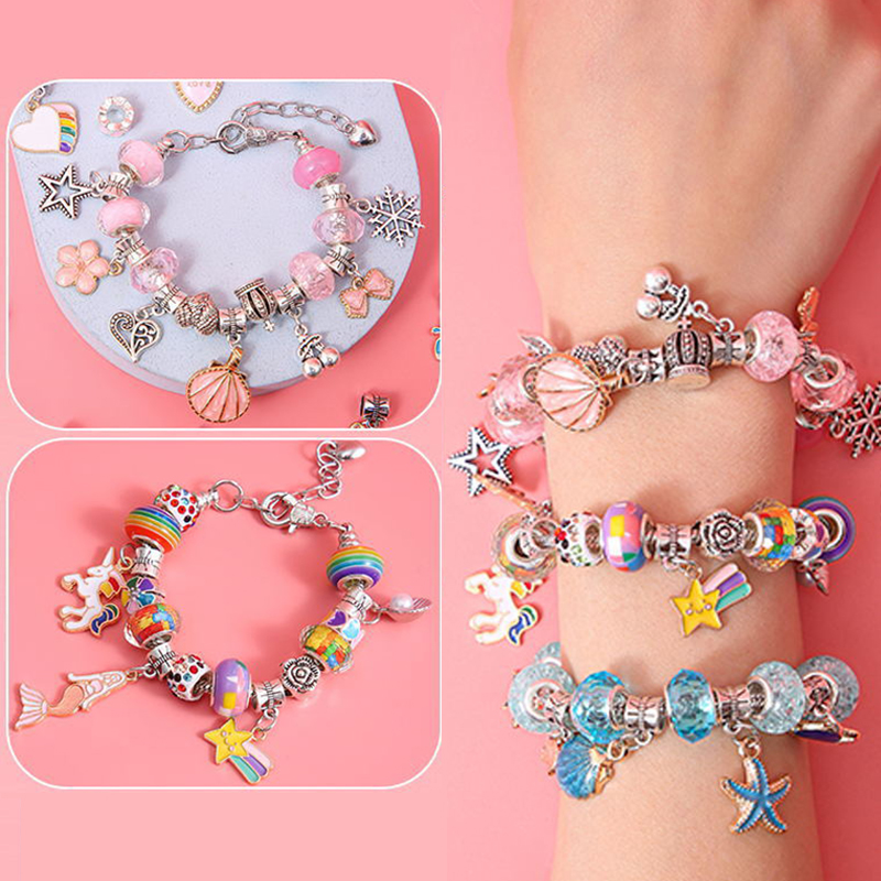 ﻿Girls DIY Bracelet Set Handm - Jewelry Making Qc recension och pris