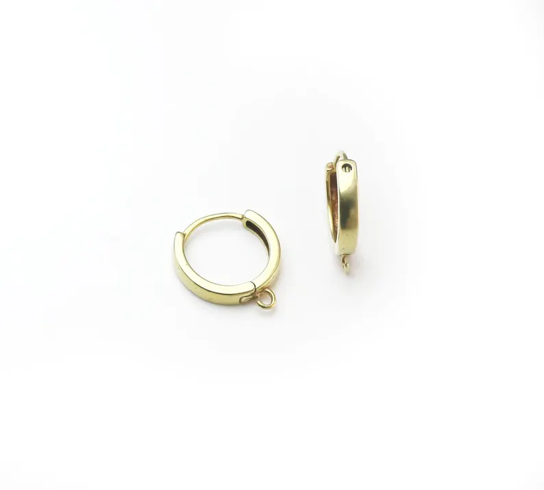 10pcs Brass Ear Hoops, Leverba - Jewelry Making Articles recension och pris