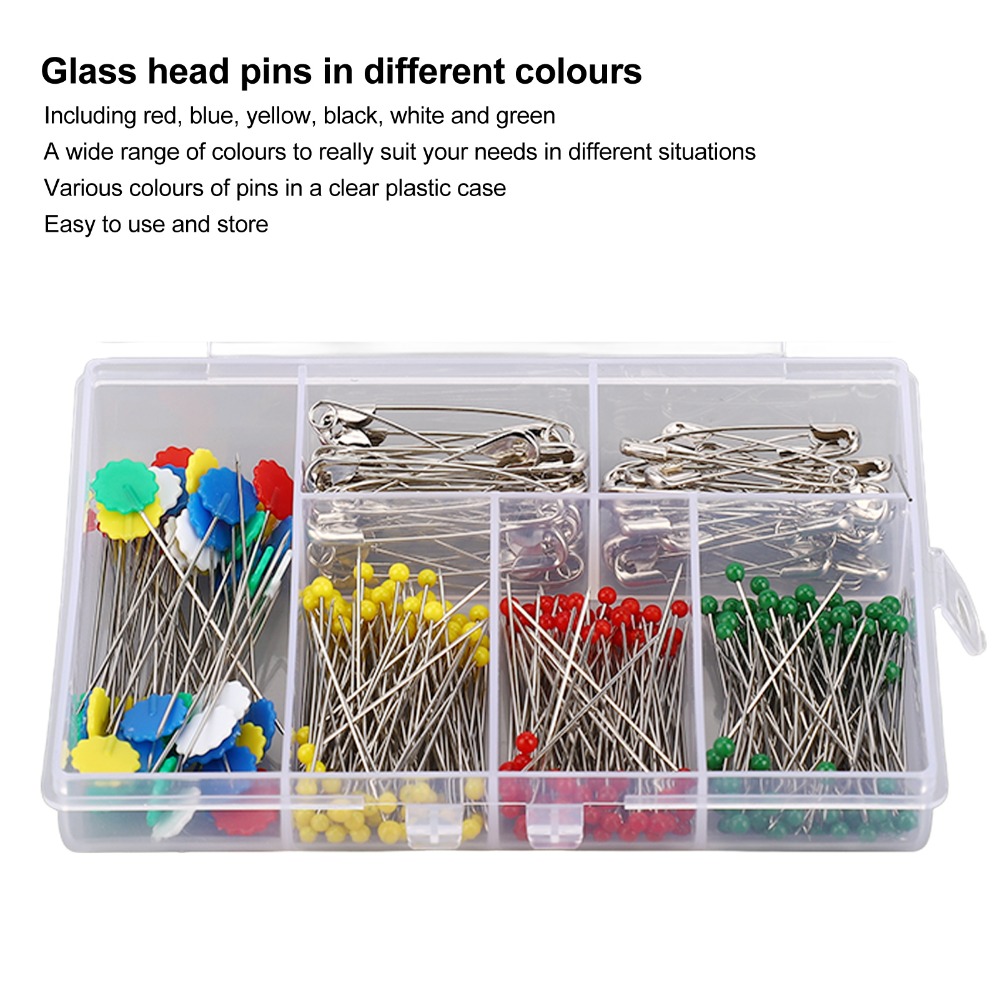 400pcs Bulk Sewing Pins Set Mu - Head Pin Assorted recension och pris