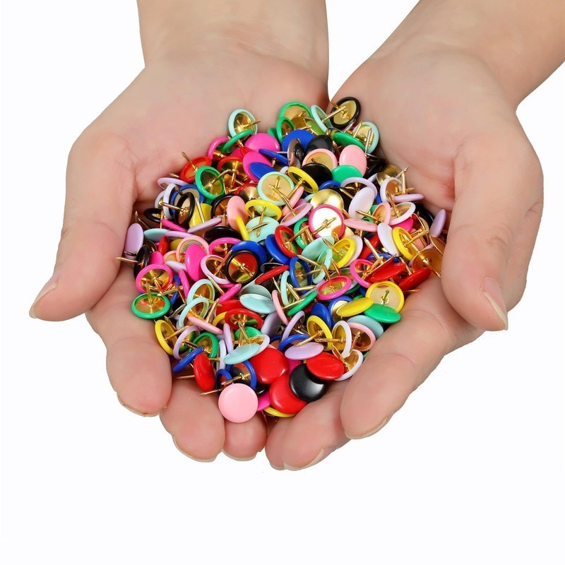 118 pcs Round Head Push Pins,  - Head Pin Assorted recension och pris