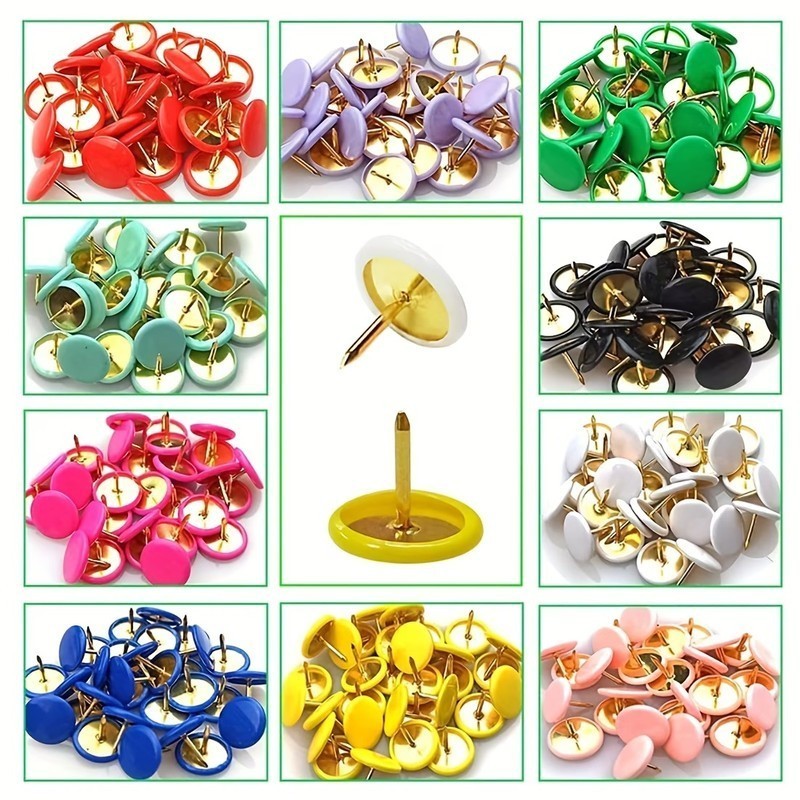 435 pcs Round Head Push Pins,  - Head Pin Assorted recension och pris