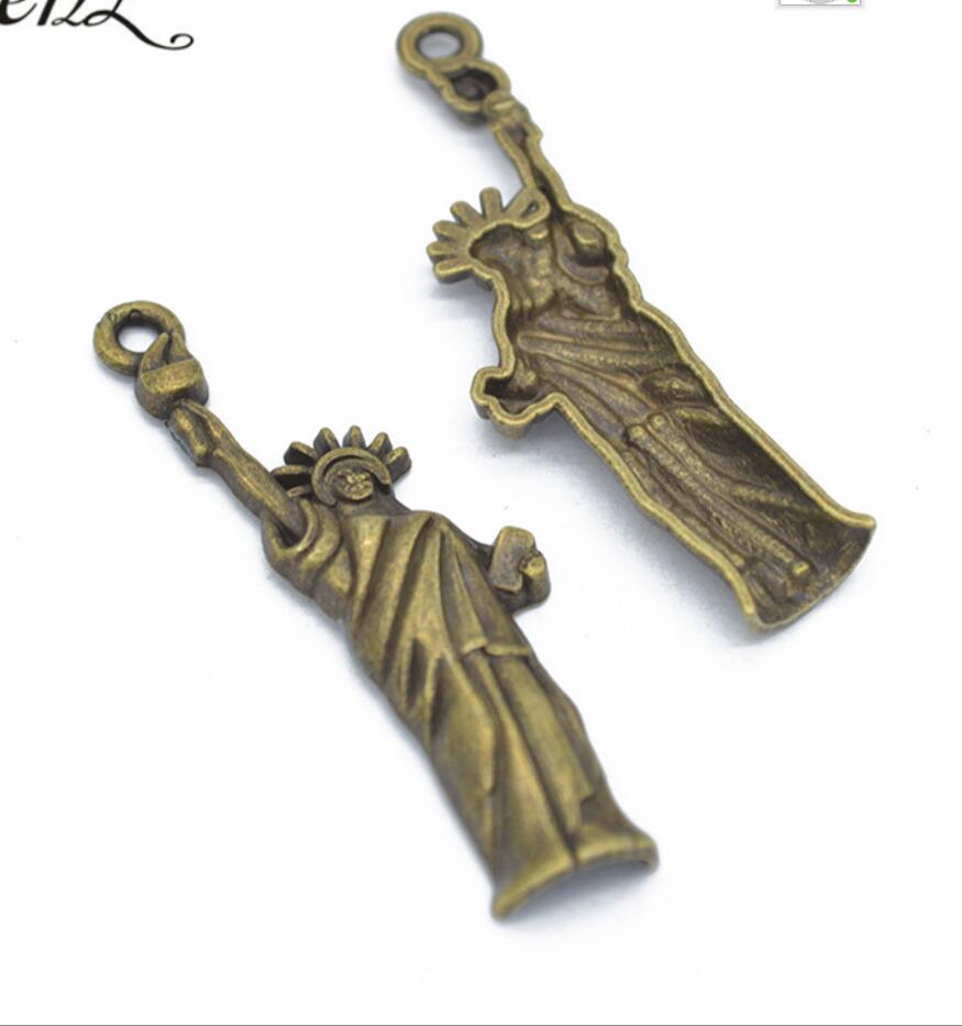5pcs Charms Statue Of Liberty  - Jewelry Making New York recension och pris