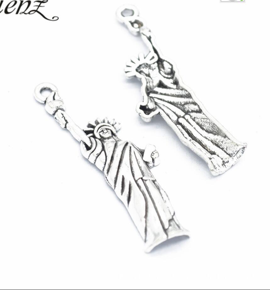 5pcs Charms Statue Of Liberty  - Jewelry Making New York recension och pris