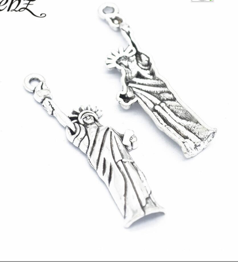 5pcs Charms Statue Of Liberty  - Jewelry Making New York recension och pris