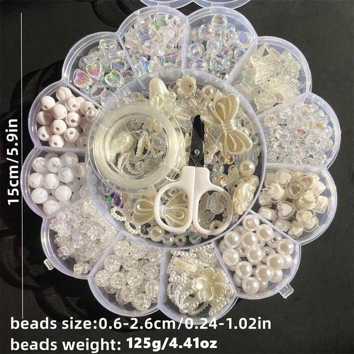 2Set/1Set 13 Grids Acrylic Flo - Jewelry Making For Adults recension och pris