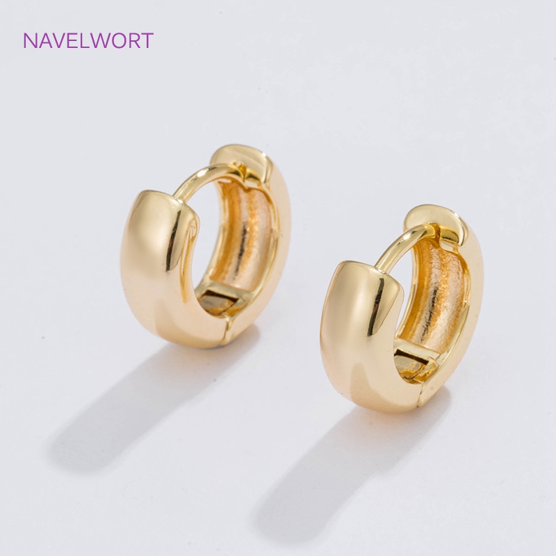 6 Sizes Gold Plated Circle Hoo - Jewelry Making Articles recension och pris