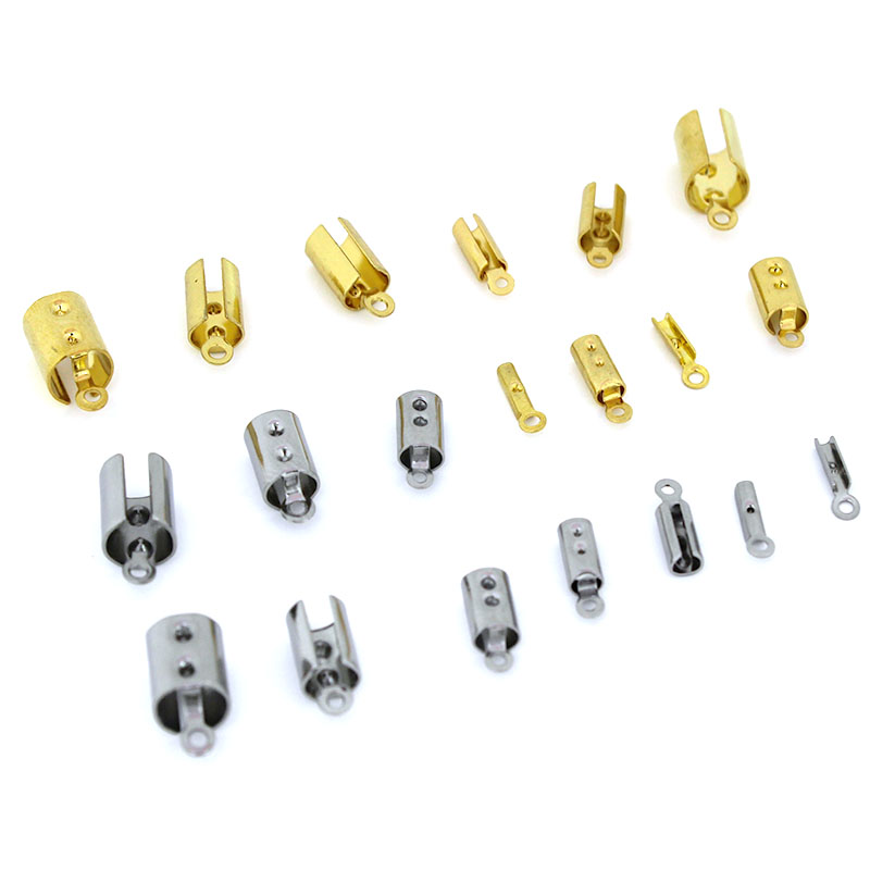 30-50pcs Stainless Steel Crimp - Jewelry Making Articles recension och pris