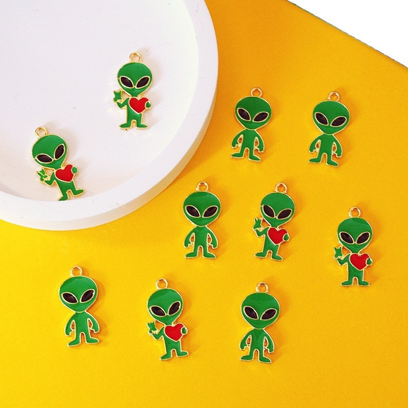 10pcs Simple Alien Alloy Drip  - Jewelry Making Party recension och pris