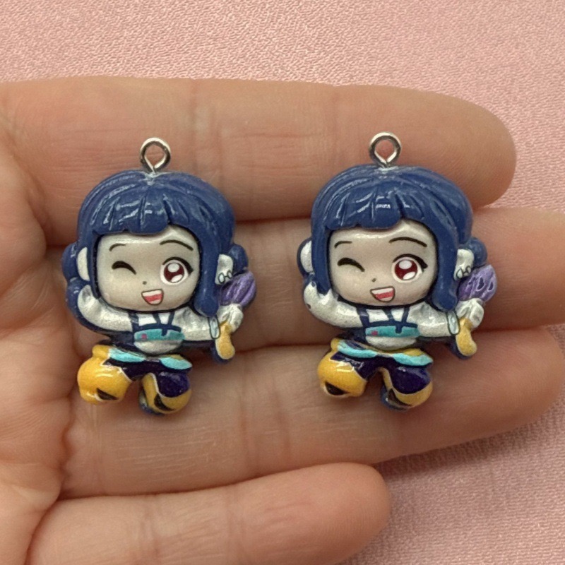 10pcs resin cartoon pendant, D - Jewelry Making Party recension och pris