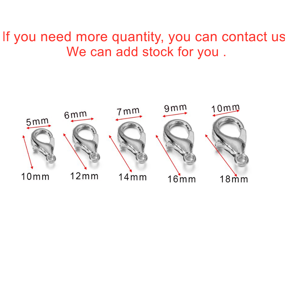 10pcs Multiple Size Lobster Cl - Jewelry Making Articles recension och pris