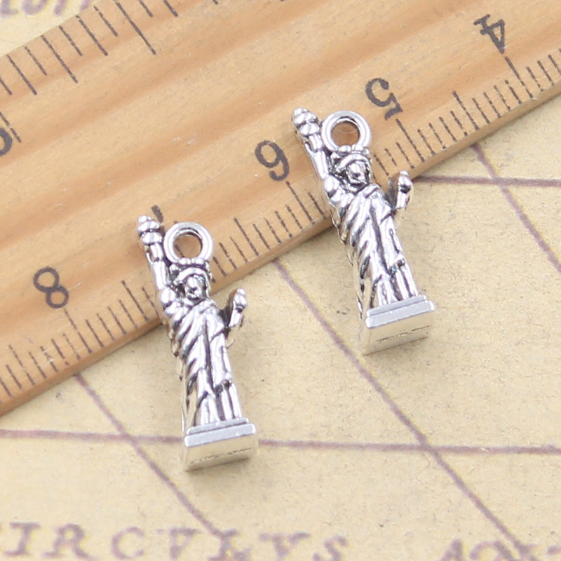 10pcs Charms New York Statue O - Jewelry Making New York recension och pris