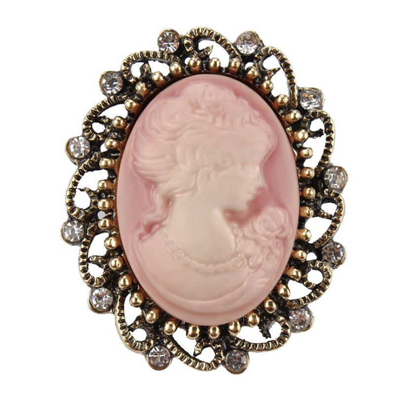 Vintage Queen's Cameo Beauty H - Head Pin Assorted recension och pris