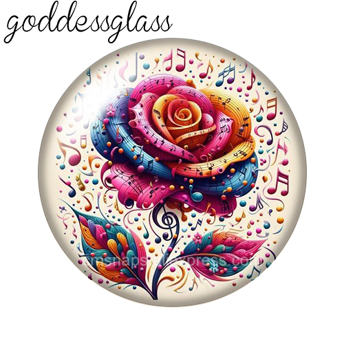 Love Music Notes Clover Rose H - Jewelry Making Notes recension och pris