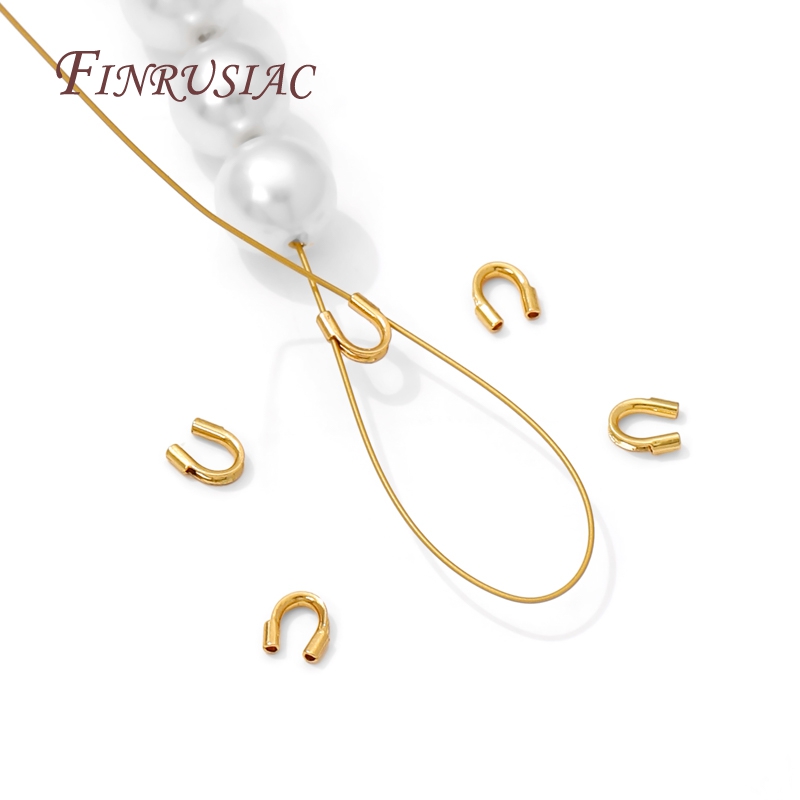 18K Gold Plated Protective End - Jewelry Making Yarn recension och pris