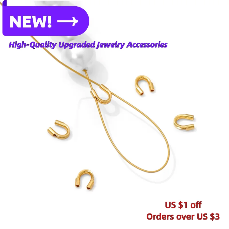 18K Gold Plated Protective End - Jewelry Making Yarn recension och pris