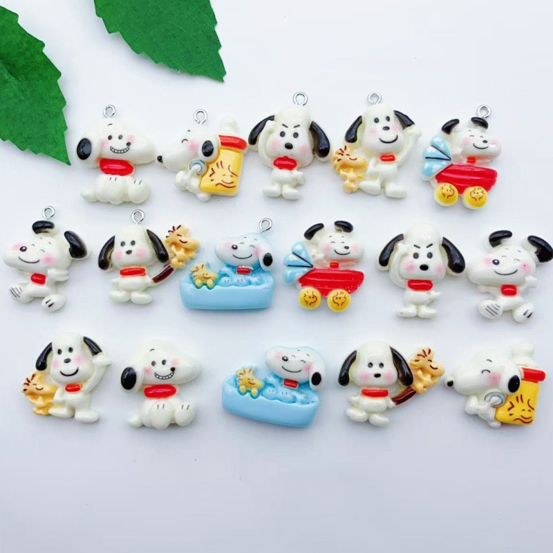 12pcs resin cartoon dog pendan - Jewelry Making Party recension och pris