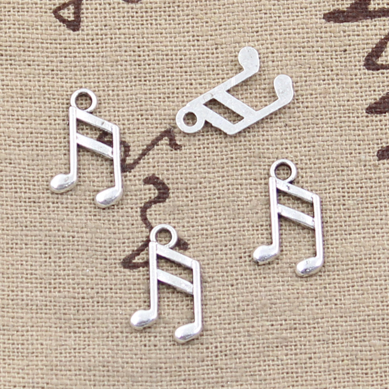 100pcs Charms Lovely Musical N - Jewelry Making Notes recension och pris