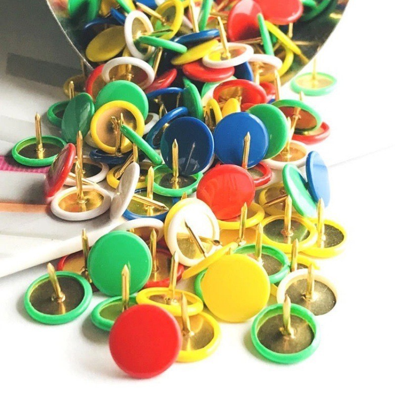 130 pcs Round Head Push Pins R - Head Pin Assorted recension och pris