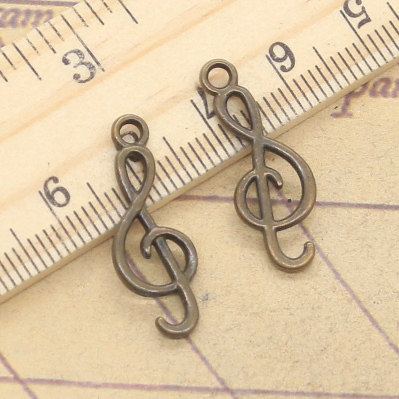 20pcs Charms Musical Note 25x9 - Jewelry Making Notes recension och pris