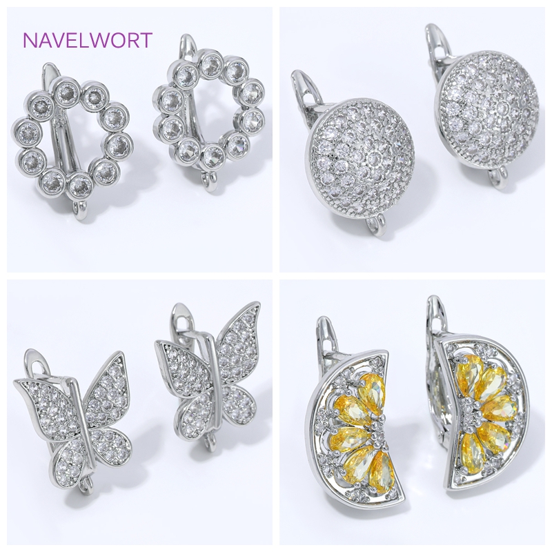 18K Gold Plated Fan Shape Flow - Jewelry Making Articles recension och pris
