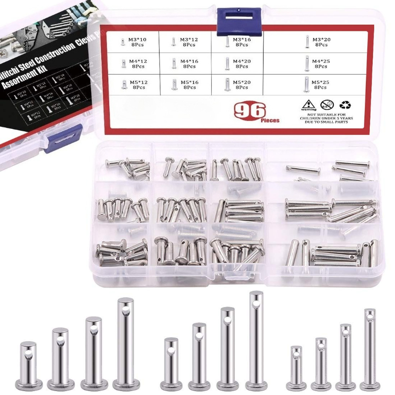 Flat Head Cylindrical Pin M3 M - Head Pin Assorted recension och pris