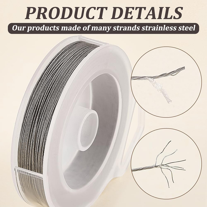 30M/Roll Stainless Steel Beadi - Jewelry Making Yarn recension och pris