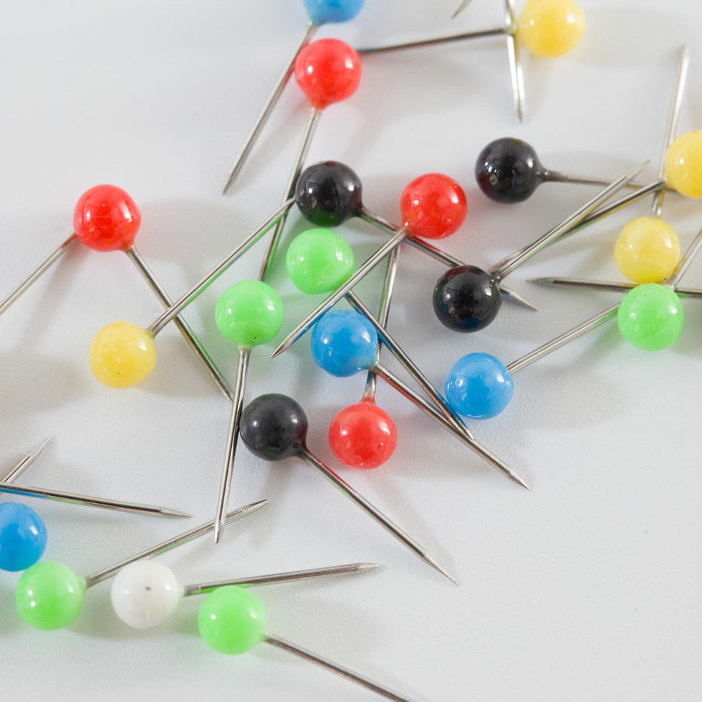 500Pcs Round Head Push Pins Pl - Head Pin Assorted recension och pris