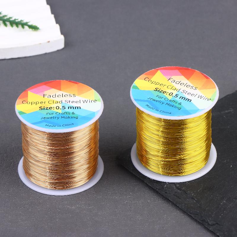 100m/328ft Fadeless Copper Cla - Jewelry Making Yarn recension och pris