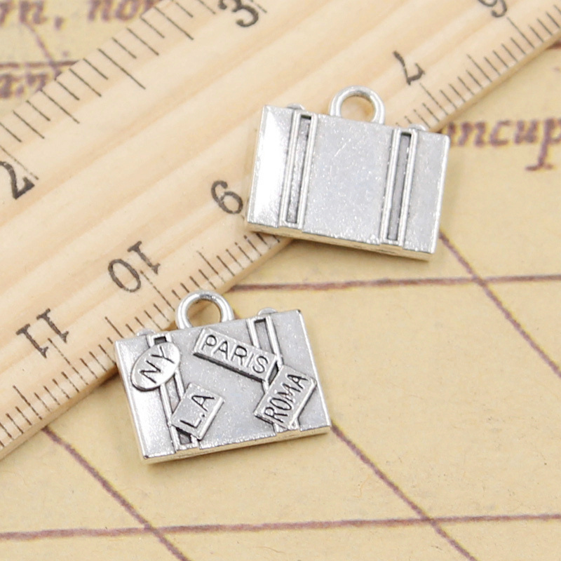 10pcs Charms Travel Bags New Y - Jewelry Making New York recension och pris