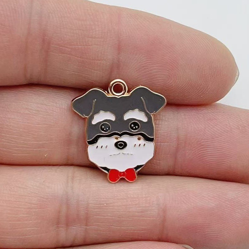 12pcs cartoon pet spotted dog  - Jewelry Making Party recension och pris
