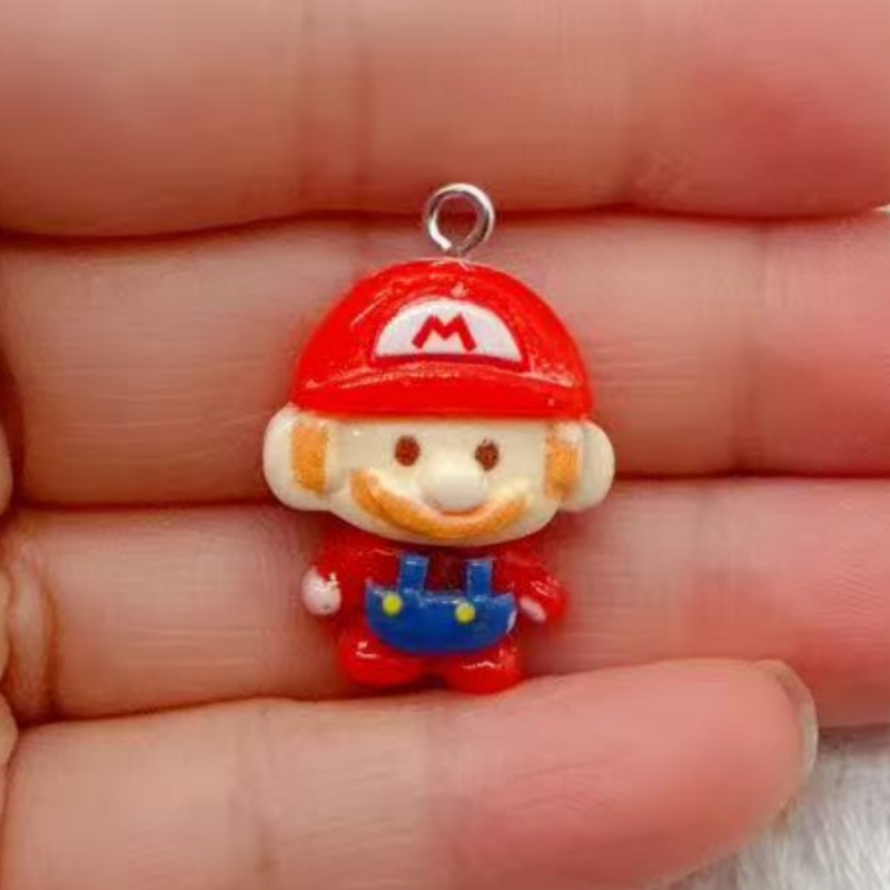 10pcs resin cartoon pendant, D - Jewelry Making Party recension och pris