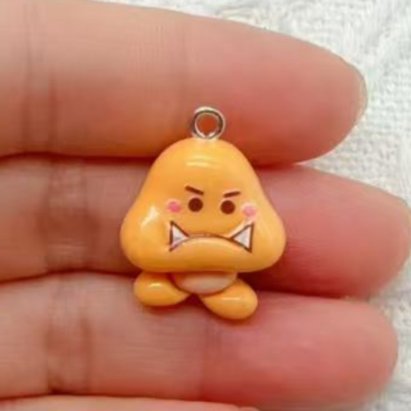 10pcs resin cartoon pendant, D - Jewelry Making Party recension och pris