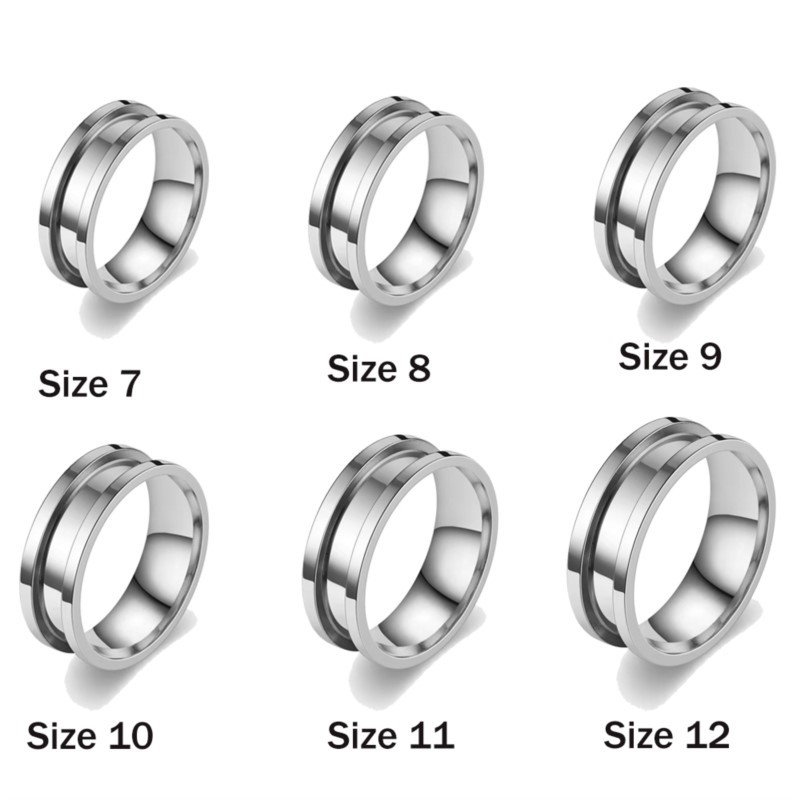 5pcs 7/8/9/10/11/12 Ring Core  - Jewelry Making For Adults recension och pris
