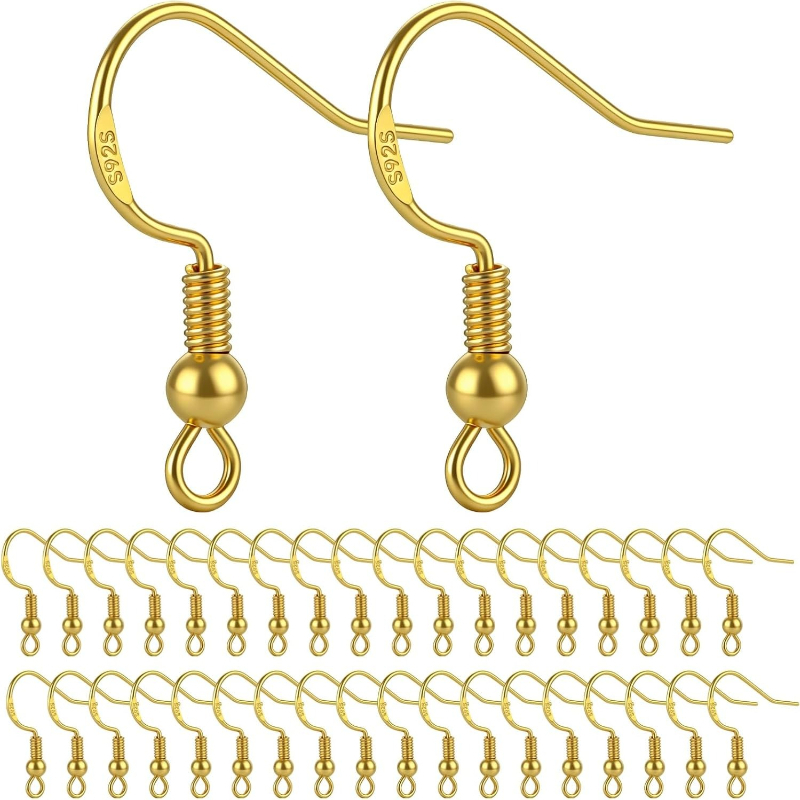 50pcs Gold Plated 925 Silver T - Jewelry Making Yarn recension och pris