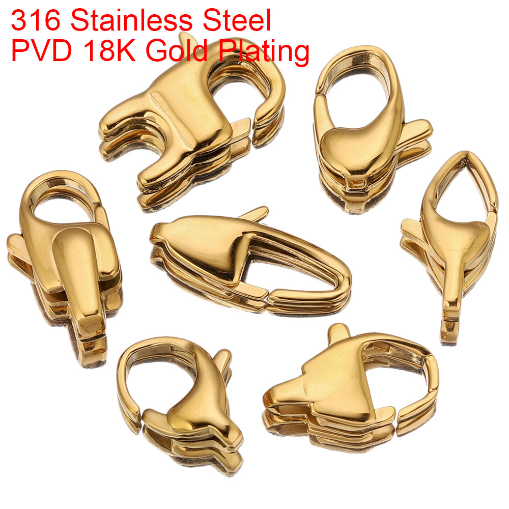 2pcs High Quality 316 Stainles - Jewelry Making Articles recension och pris