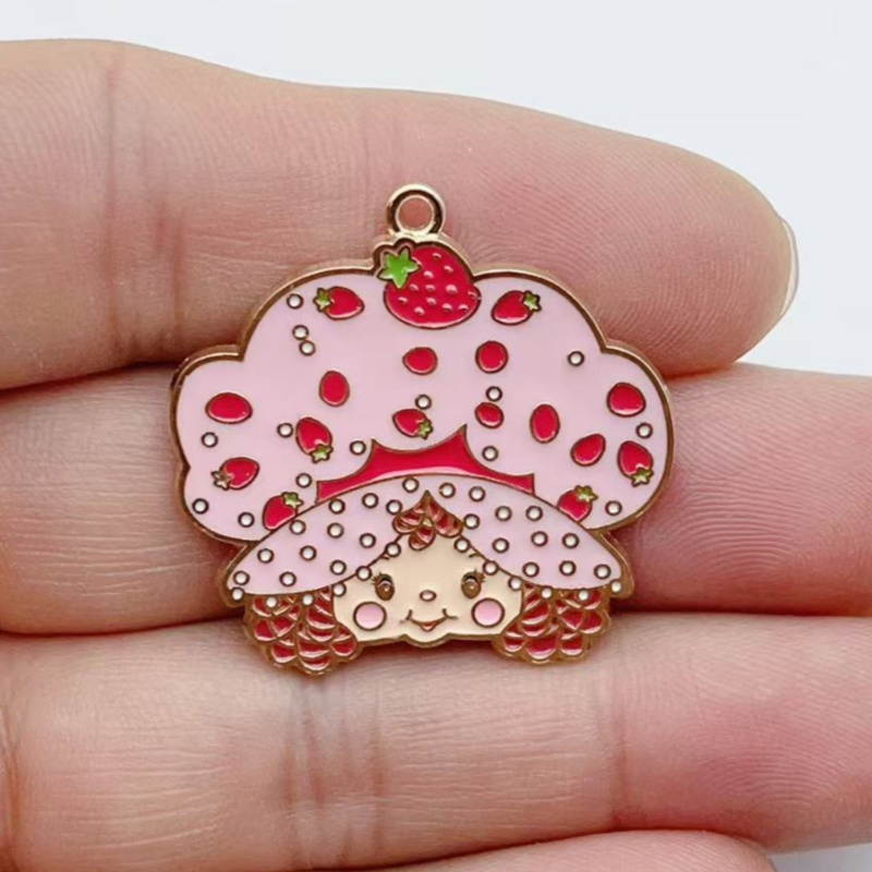 10pcs Cute Little Girl Enamel  - Jewelry Making Party recension och pris