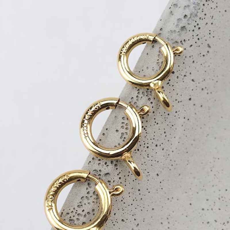 14K Gold Filled Spring Ring Cl - Jewelry Making Articles recension och pris